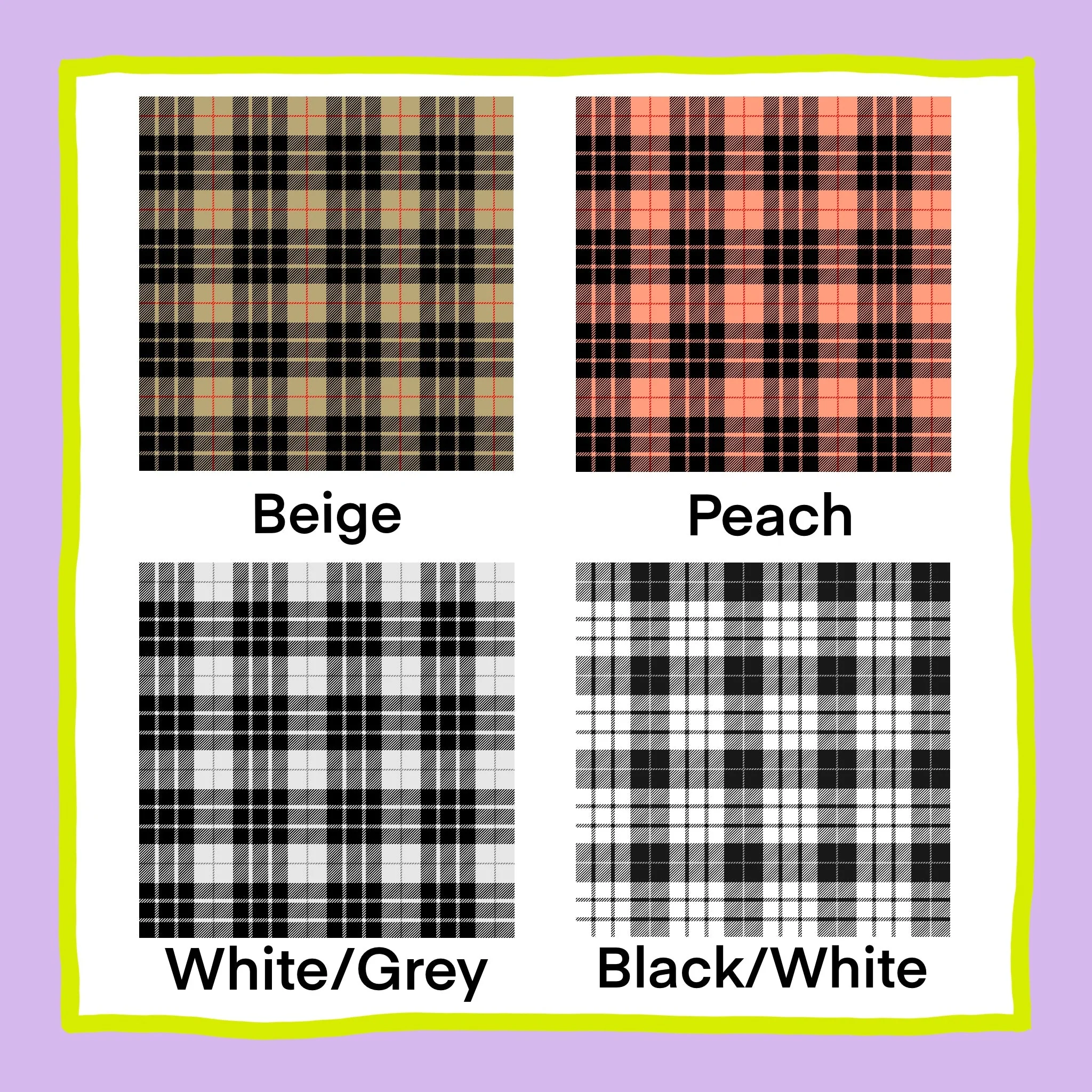Puff Sleeve Two-Tone Tartan - Image 5